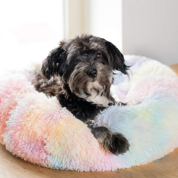 Norvo | Beef Rainbow Ekstra Plysj Beroligende Donut Hundesenger