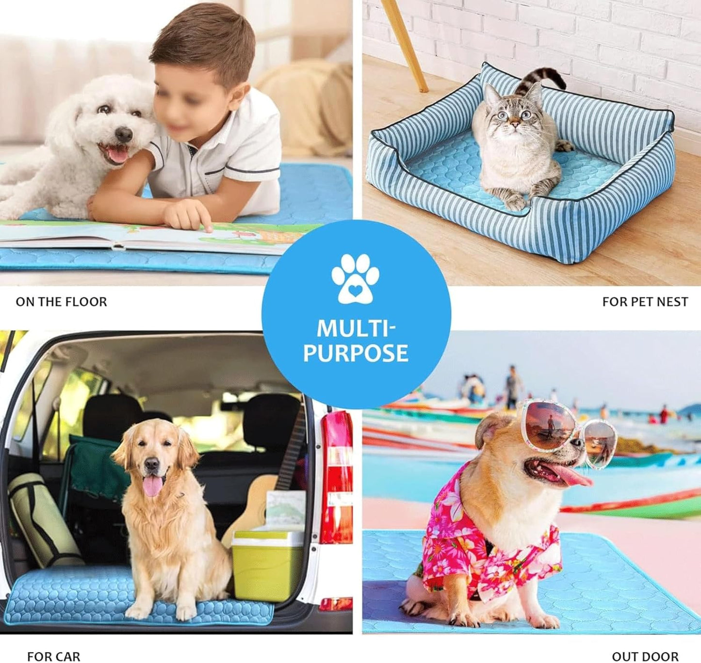 Norvo | Ekstra-Large Hundekjølematte for Sommerkomfort