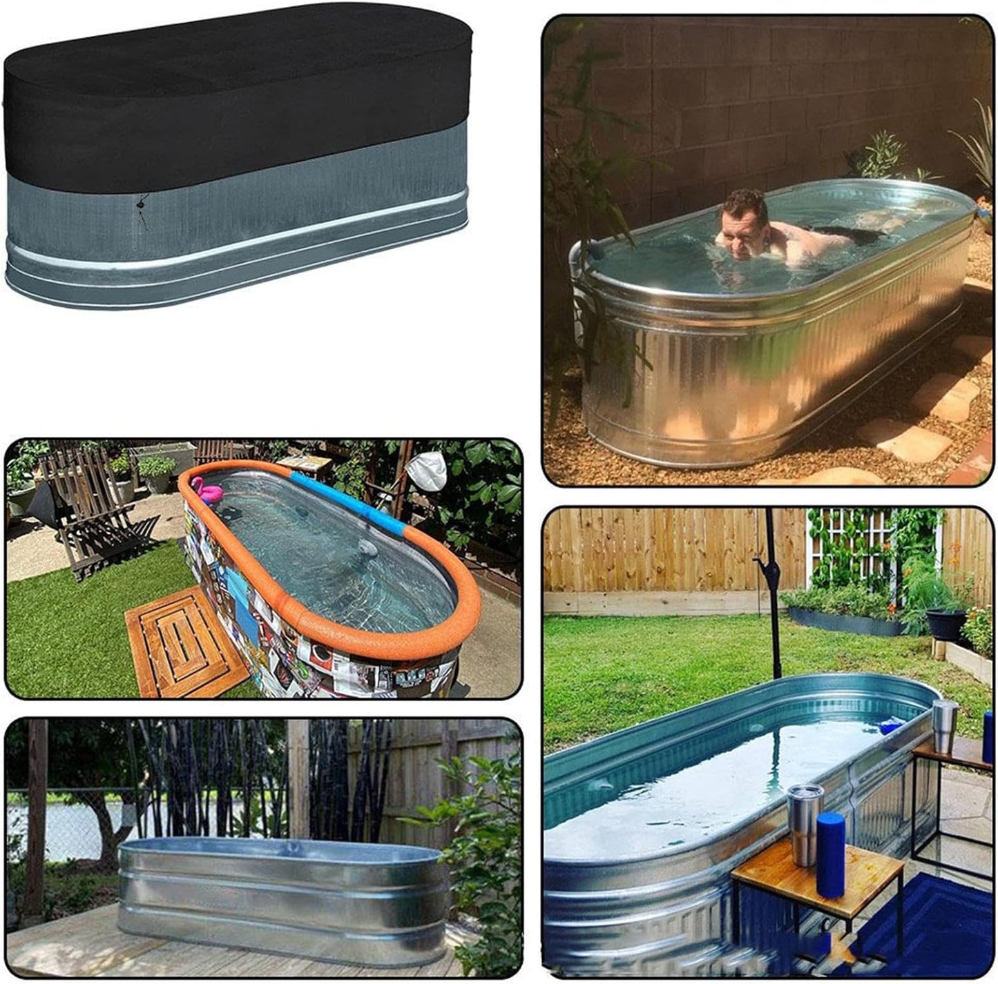 Frendorf | Isbadstanklokket – Vanntett UV-bestandig rivesterk beskyttelseslokk – Novyra