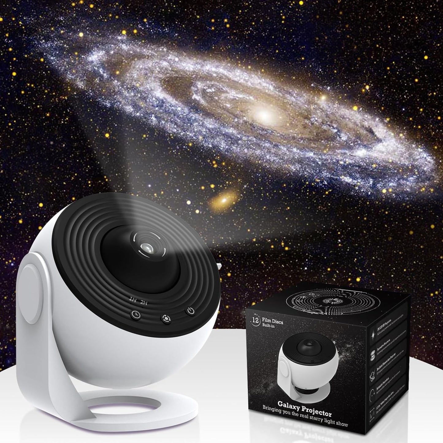 Norvo | 360° Planetarium Prosjektor | Forbedret Avslapning og Stressreduksjon