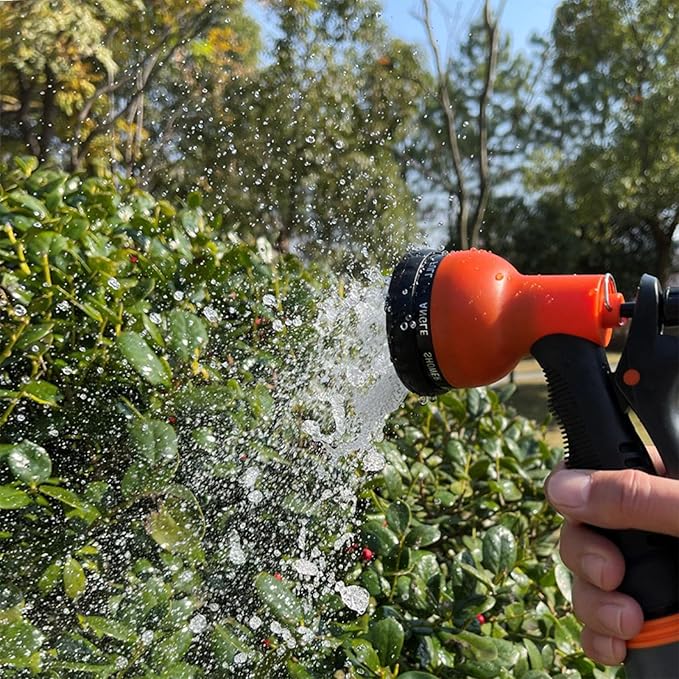 Norvo | Hageslangepistol med 7 funksjoner – Fleksibel vanningdysse for hageplanter