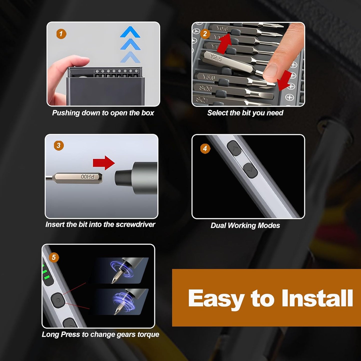 Norvo | ProFix 68-i-1 Elektrisk Presisjon Skrutrekkersett