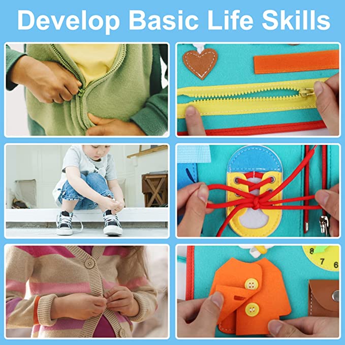 Norvo | Småbarn Aktivitetsboard | Lek Moro og Læring - Montessori Leker