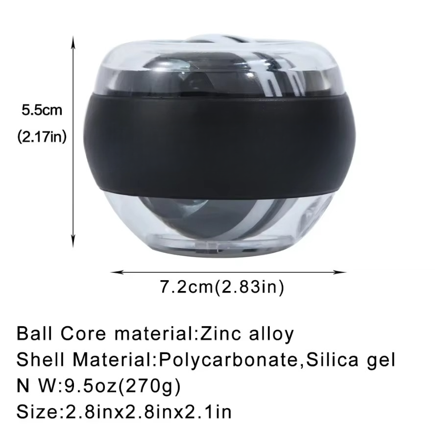 Norvo | Auto Start Gyro Ball Håndledds- og Underarmstrener Grepsstyrketrening