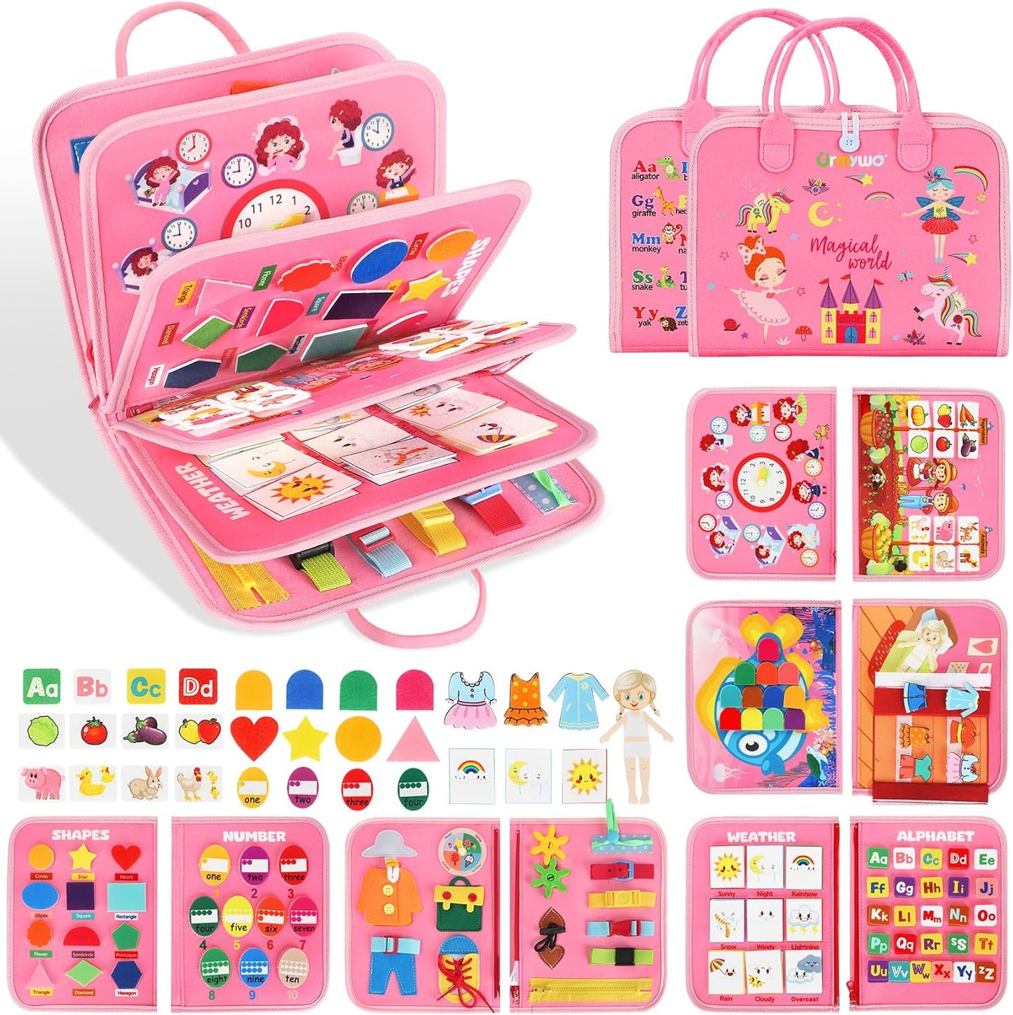 Norvo | Travel Board - Montessori-lekebil for 1 2 3 4-åringer