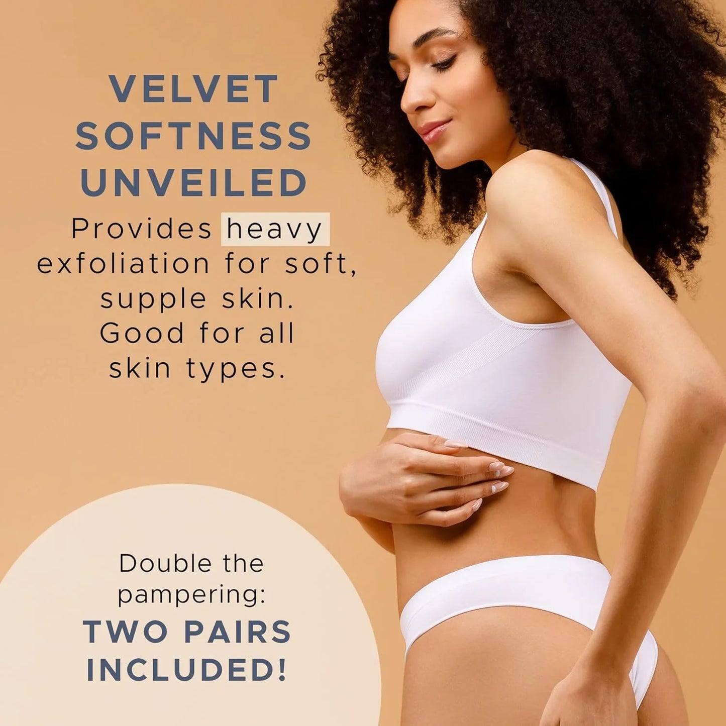 Norvo | Eksfolierende Badehansker – Sett med 2