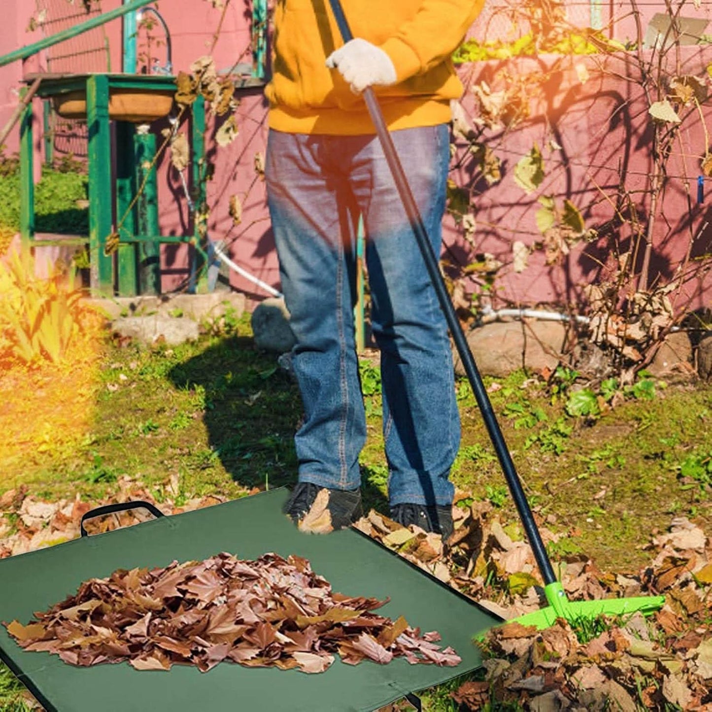 Norvo | Sammenleggbar Hageavfallssekk – Holdbar Bladinnsamler