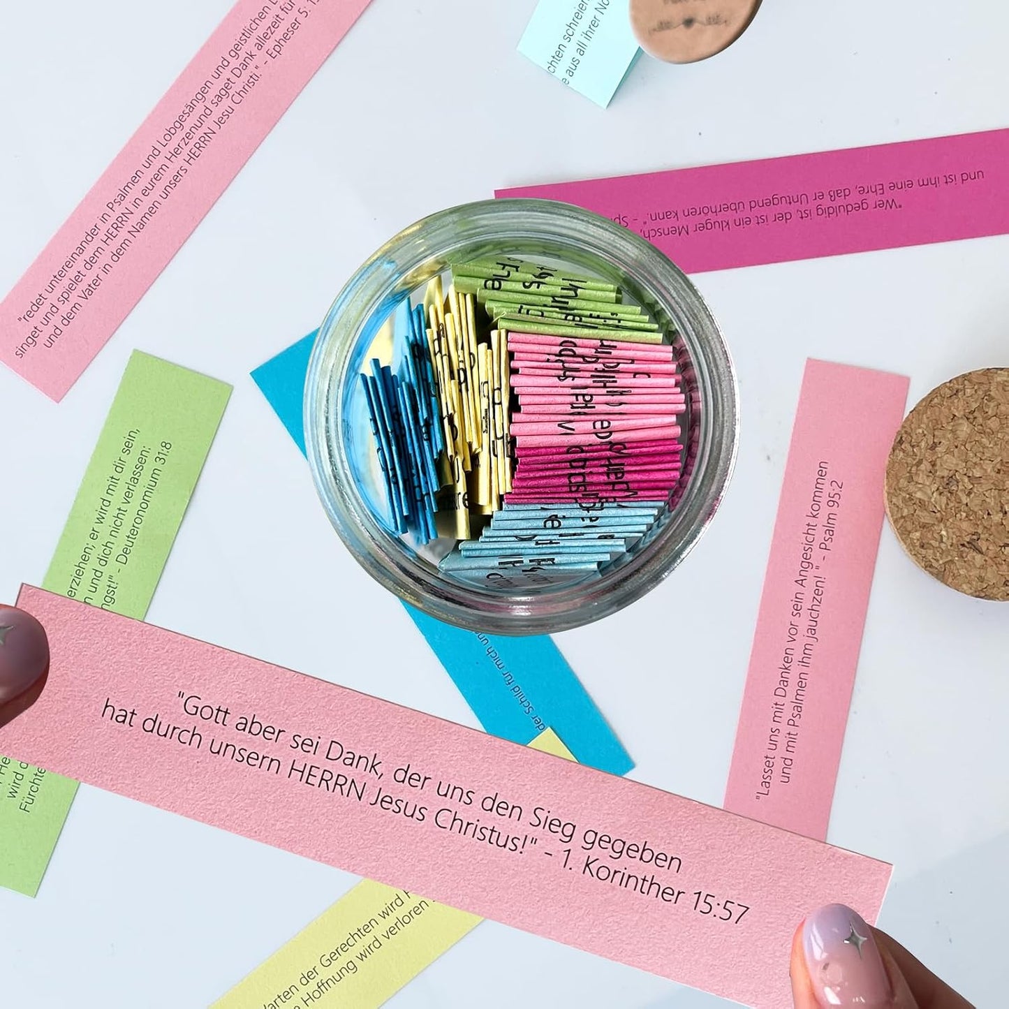 Norvo | Håndlaget 90 Dagers Bibelvers Glass