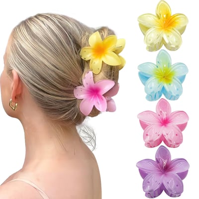 Norvo | Florawear Blossom Hårklippklips - Sett med 4 stykker