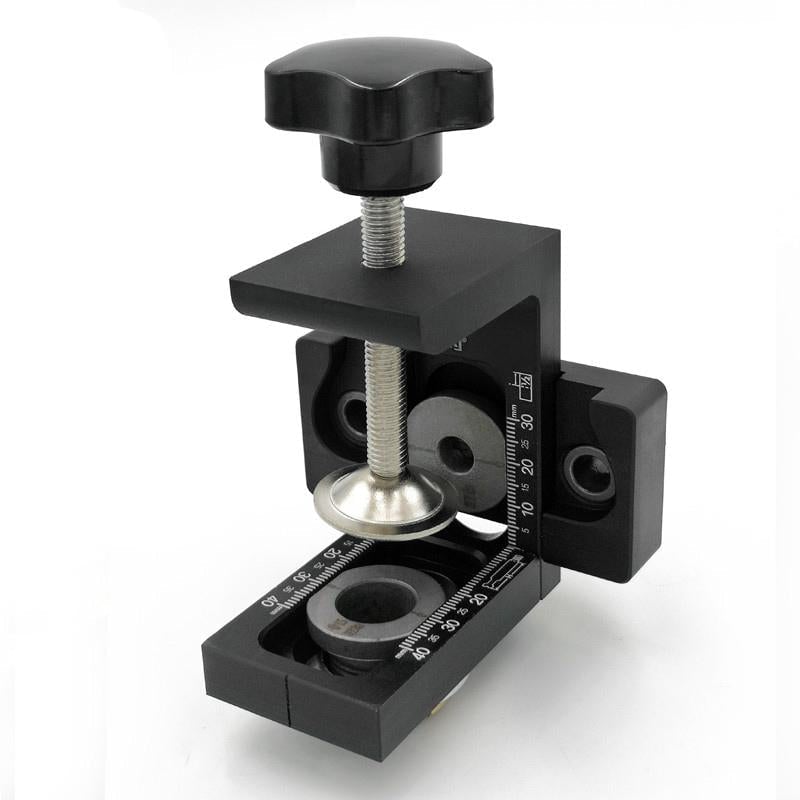 Norvo | 3 i 1 Justerbar Trearbeiding Boring Locator Puncher Verktøy