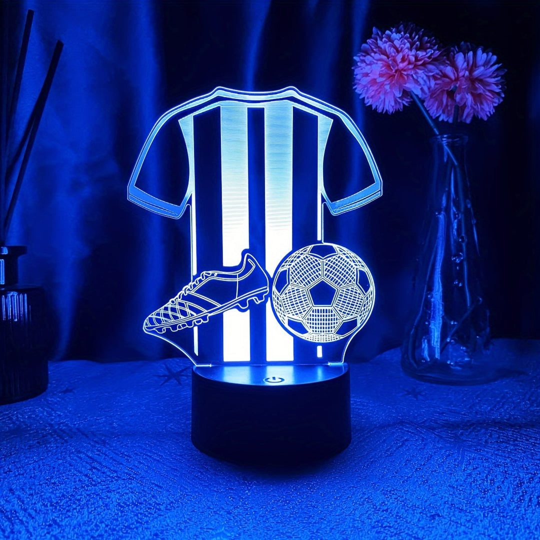 SportGlow Lampe - 3D LED Nattlys for Fotballfans Norvo