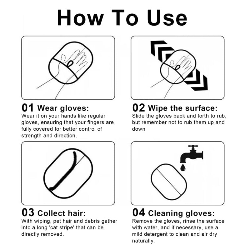 Norvo | Dyrehårfjerner Hanske