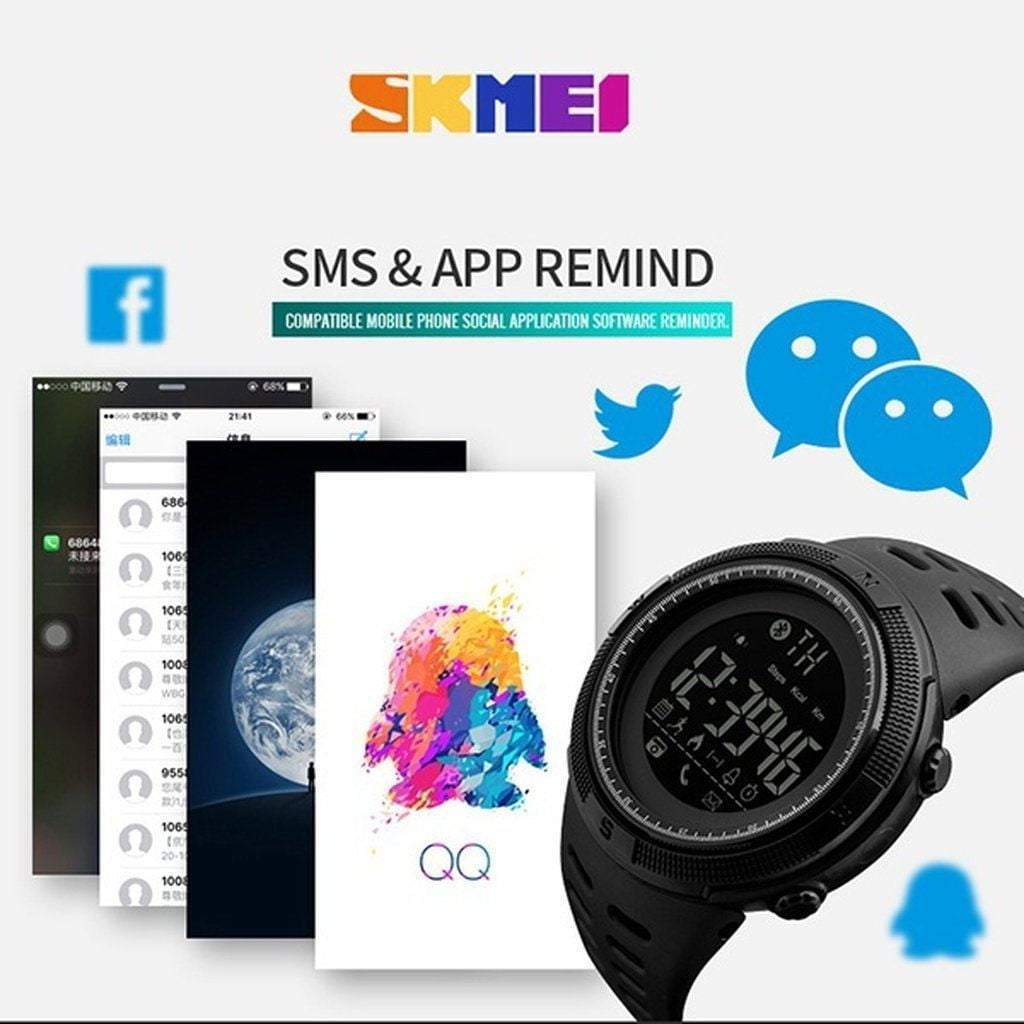 Norvo | Menn Smart Chrono Kalorier Pedometer Multi-Funksjoner Sports Klokker