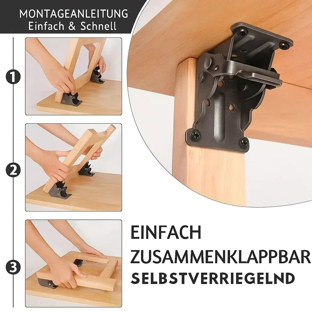 Norvo | Ultrakraft Foldseng — Så sikker at bordet ditt aldri vingler igjen, uansett hvor tung lasten er!