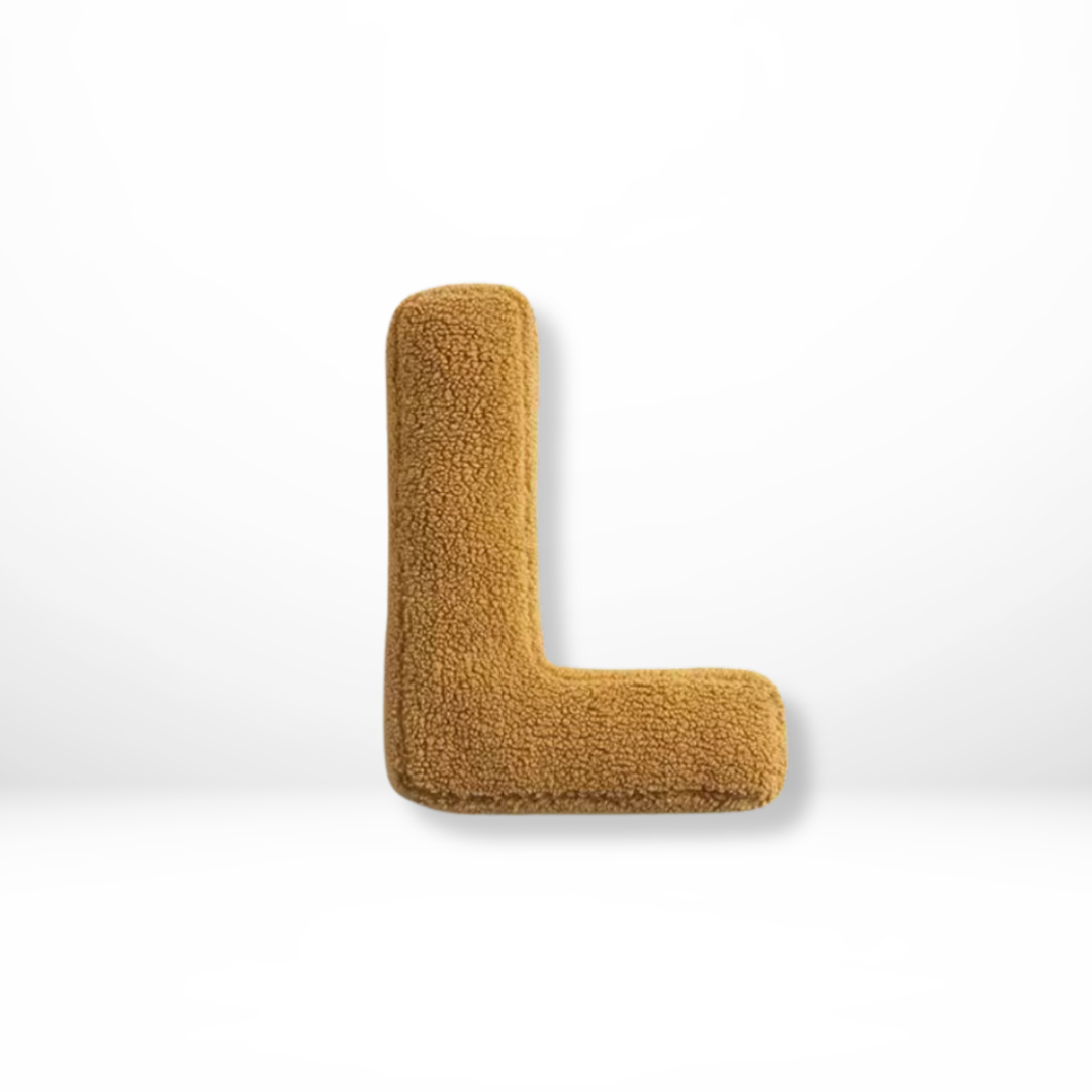 Norvo | Fløyels Alfabet Dekorativ Pute Med Bokstavene A Til Z