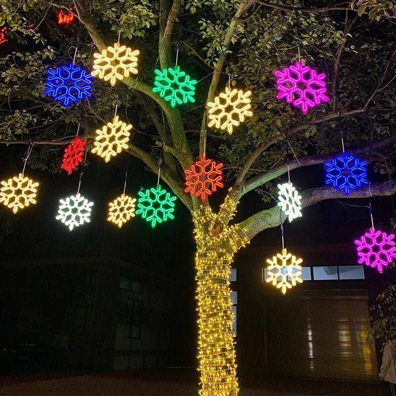 Norvo | SnowGlow - Frosted Snowflake LED lys for Vinter Eleganse