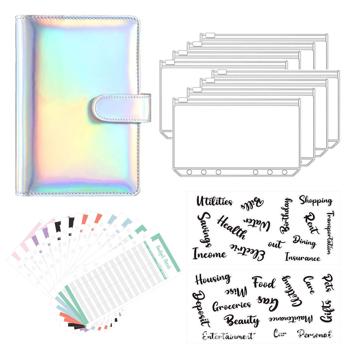 Norvo | Budsjettpermanentbok med kontanter konvolutter