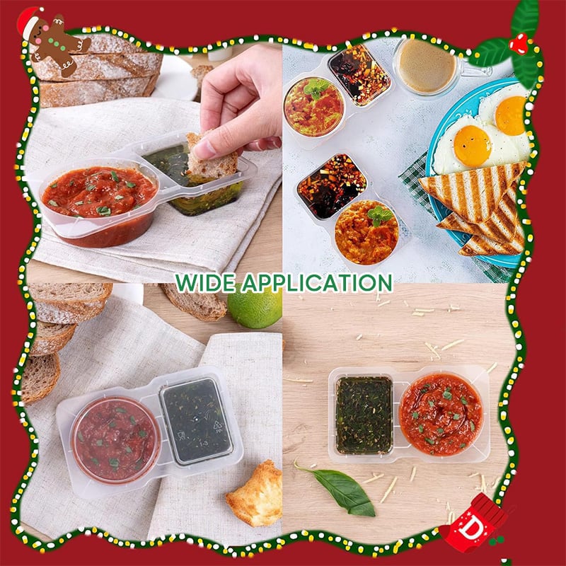 Norvo | Dobbeltroms snackbeholdere med lokk