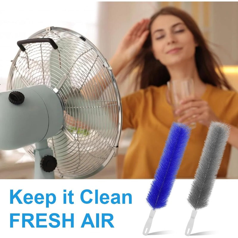 Norvo | Fleksible Mikrofiber Vifte Duster Pensler – Gjenbrukbare Rengjøringsverktøy for Blader, Ventiler & Persienner