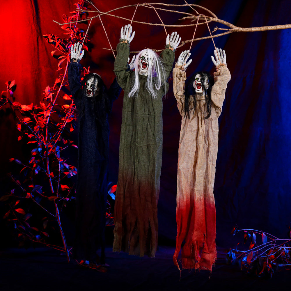 Norvo | Halloween Hengende Dekorasjon – Uhyggelig Spøkelse med Blodfle ...