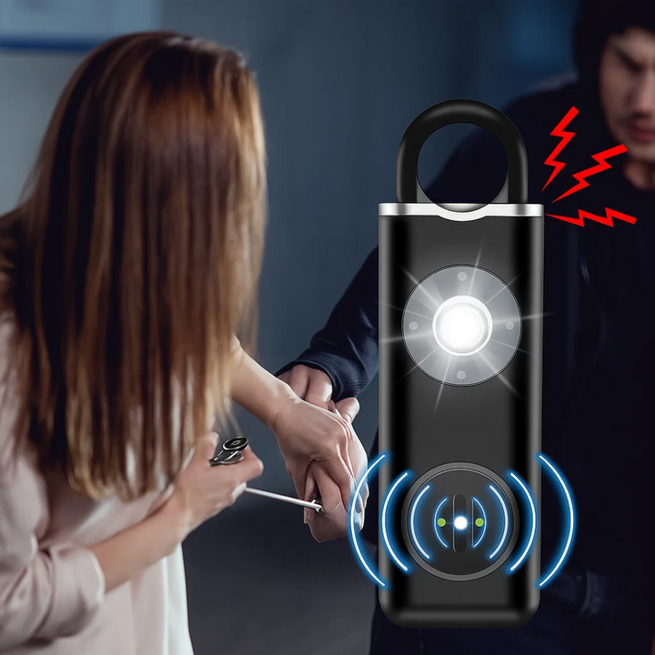 Ultra-Høyt 130 dB Sirene – Kompakt LED Fakkel Sikkerhetsenhet – For Nattgående Studenter & Pendler Norvo