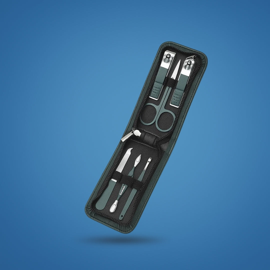 Presise neglet trimming – Holdbart rustfritt stål – Kompakt design – Ideell for reise, hjem og daglig pleie Norvo