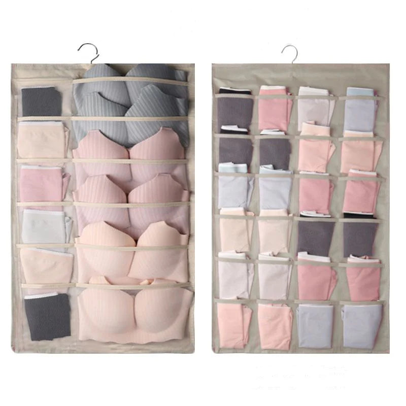 Norvo | Dobbelt Sidet Vegghylle Garderobesekker