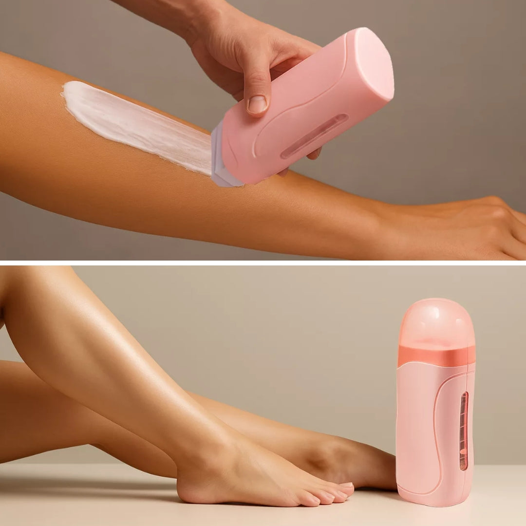 På voks varmere – Langvarig glatt hud – Kompakt bærbar design – Skånsom mot sensitiv hud – Perfekt for reise Norvo