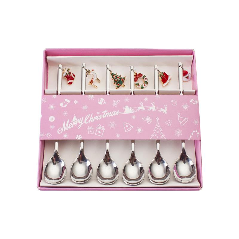 Norvo | Juledekorasjoner for hjemmet - Julemetallskje gave-sett