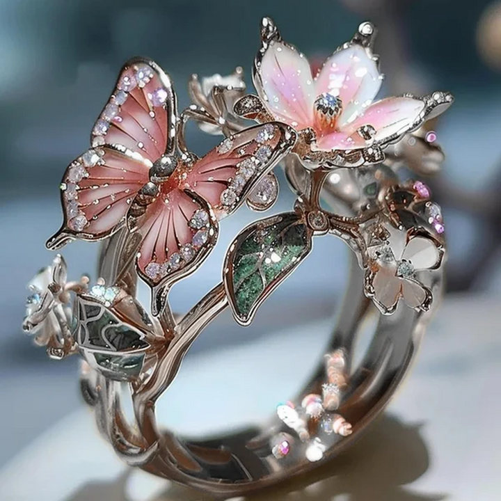 Butterfly flower ring | Norvo