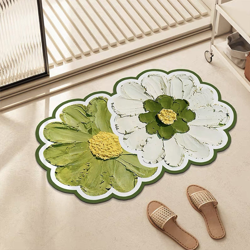 Blomstrete Baderomsgulvmatte | Norvo
