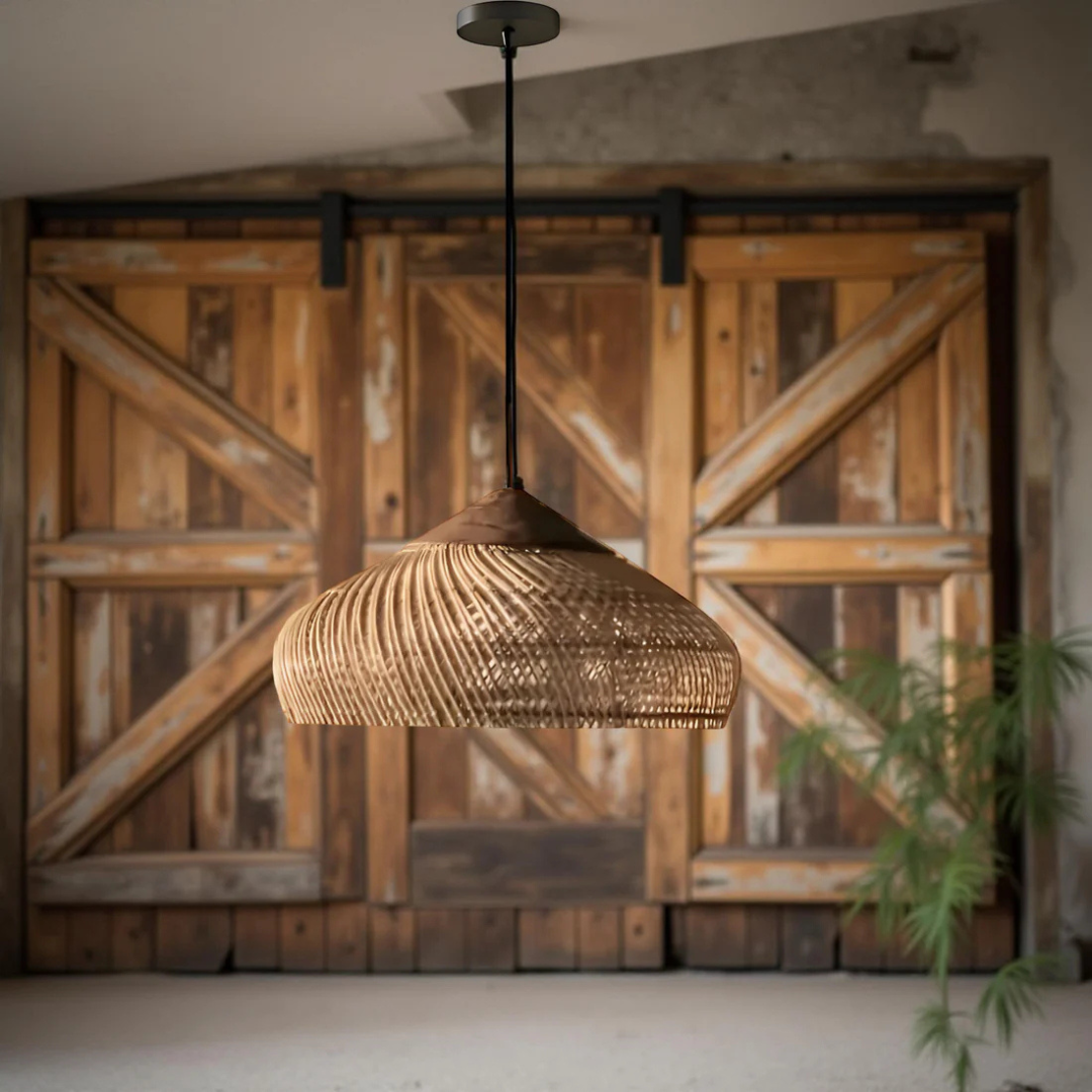 Norvo | Rattan Boho Pendellampe