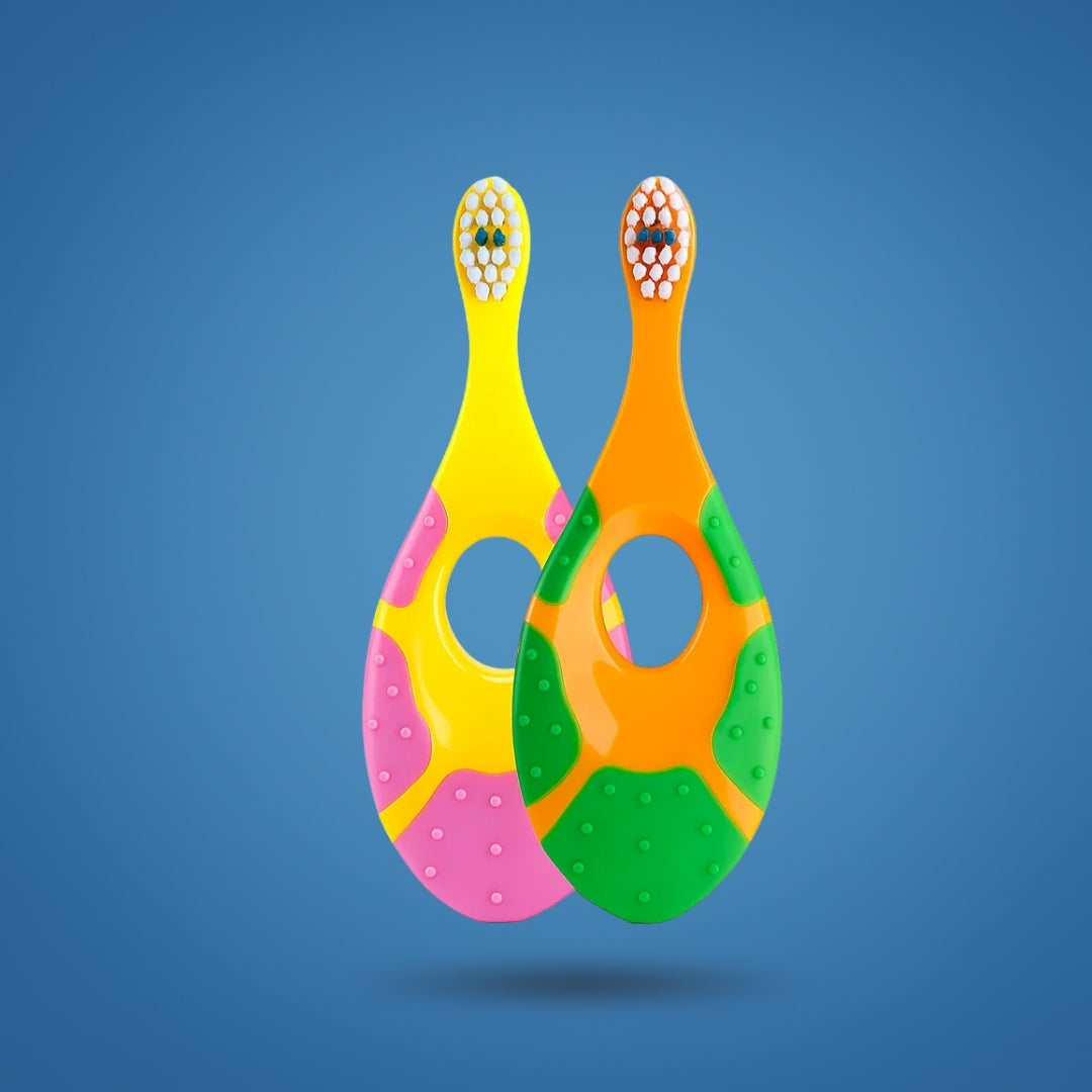 Gentle Clean – Ergonomisk Håndtak – Beskytter Følsomme Gummier – Fremmer Uavhengighet og Glade Smil Norvo