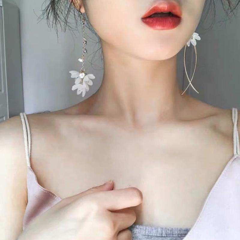 Norvo | Asymmetriske Blomst Øredobber