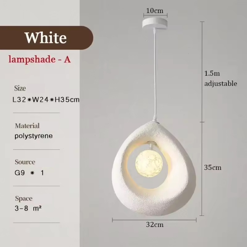 Norvo | Japansk Wabi Sabi Pendellampe med Minimalistisk Design