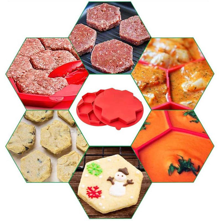 Hexagonal Burger Kjøttform | Norvo