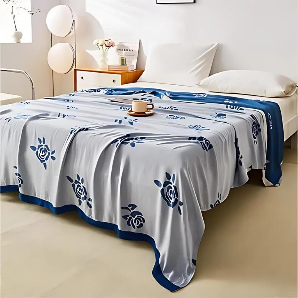 Norvo | Bambusfiber Rose Kjøleteppe