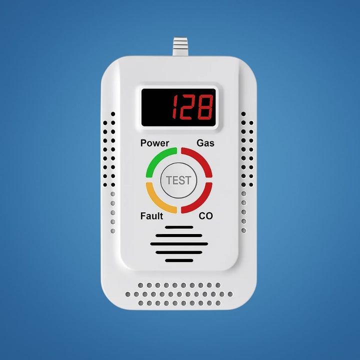 Digital Display – 85dB Høyt Alarm – Hjemmesikkerhetsenhet – Tidlig Varsel Beskyttelse for Familie Norvo