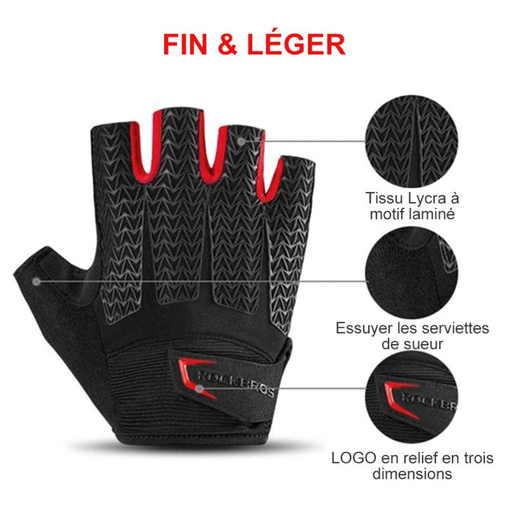 Halv Finger Sykkelhansker | Norvo