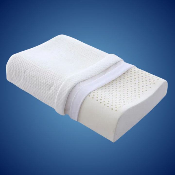 EcoNeck Comfort | 100% Naturlatex Ortopediskpute - for Nakke Smerte - Komfortabel og Støttende Pute - Bedre Søvn - Velvære Norvo