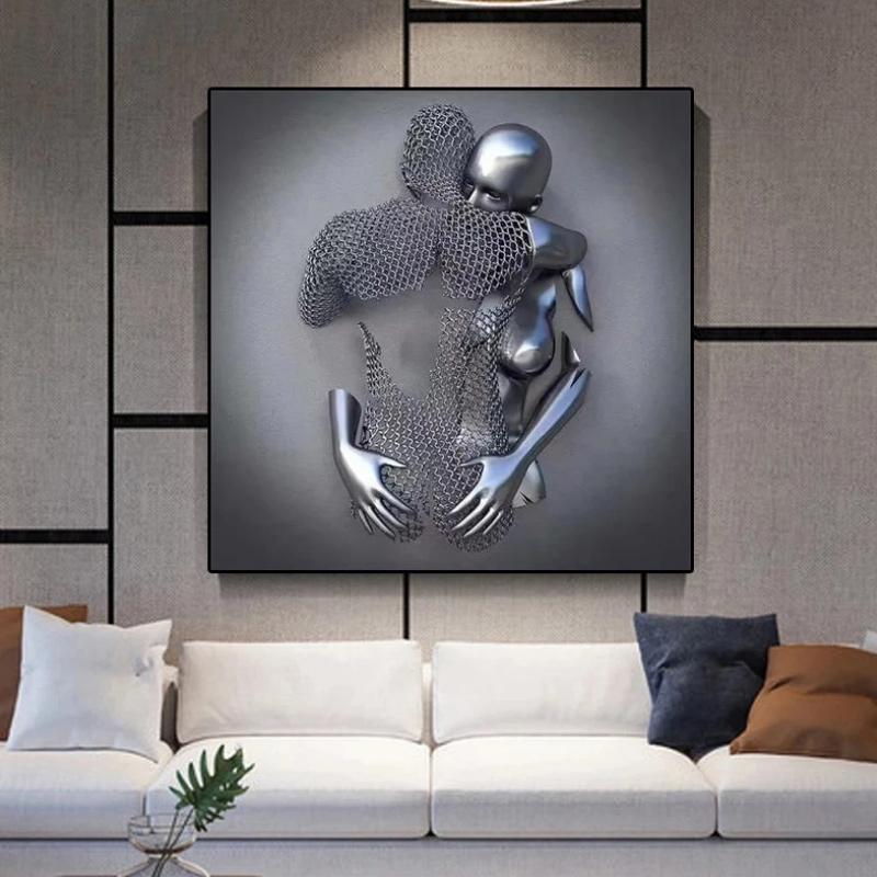 Norvo | 💞Kjærlighet Hjerte Kunst Veggmaleri💞