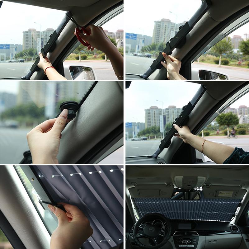 Norvo | Bil Uttrekkbart Gardin med UV Beskyttelse