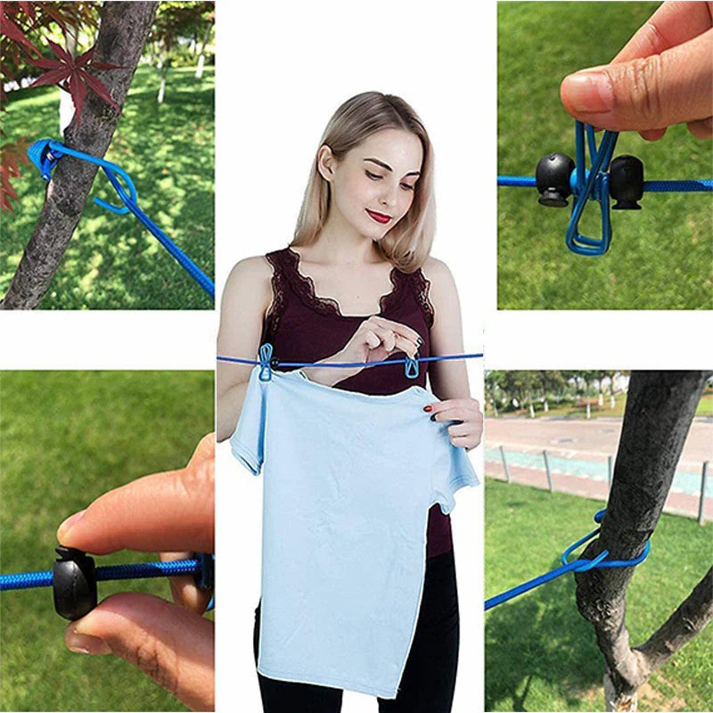 Norvo | Bærbar elastisk reise kleshenger