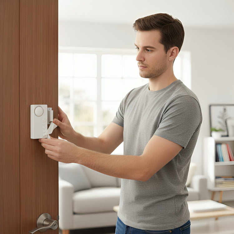 Umiddelbar varselmoduser – 108dB høy lyd Slank design – Enkel installasjon – Beskytt barn og hjemsikkerhet Norvo