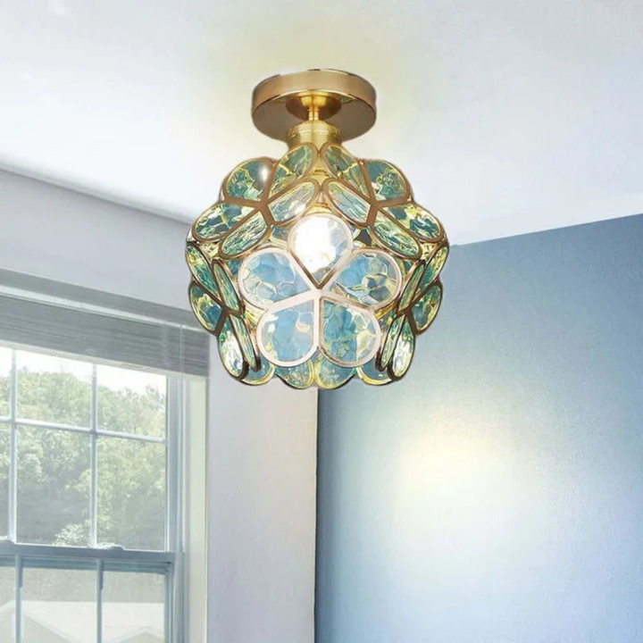 Norvo | Luksus Glass Blomst Taklampe