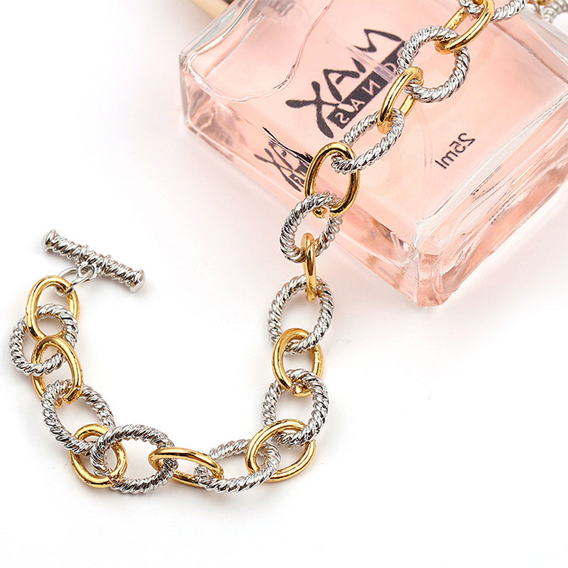 Norvo | To-farget knute vridd armbånd