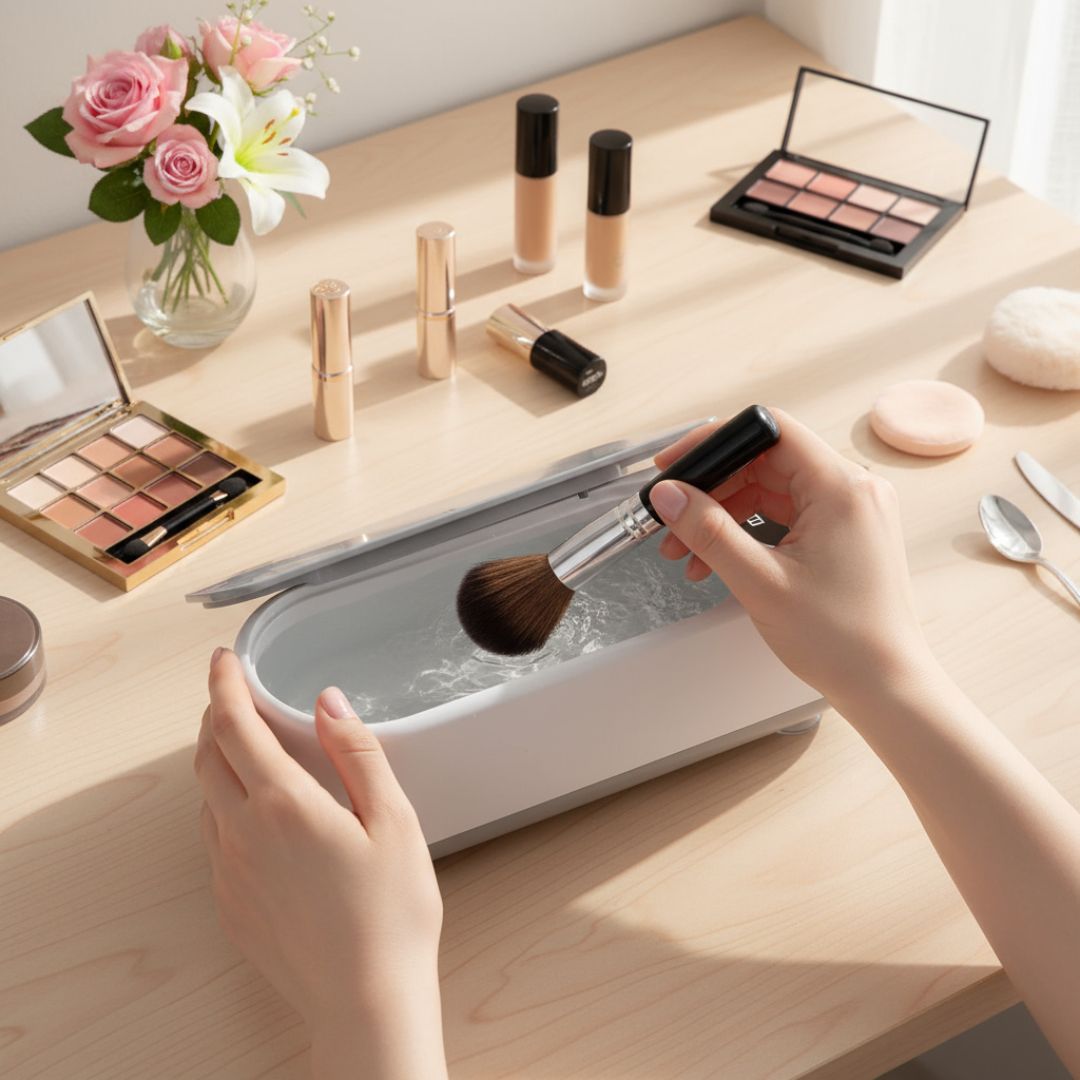 USB-oppladbar – 450 ML tank – Dyp rengjøring fjerner smuss trygt – For briller, smykker, proteser hjemme Norvo