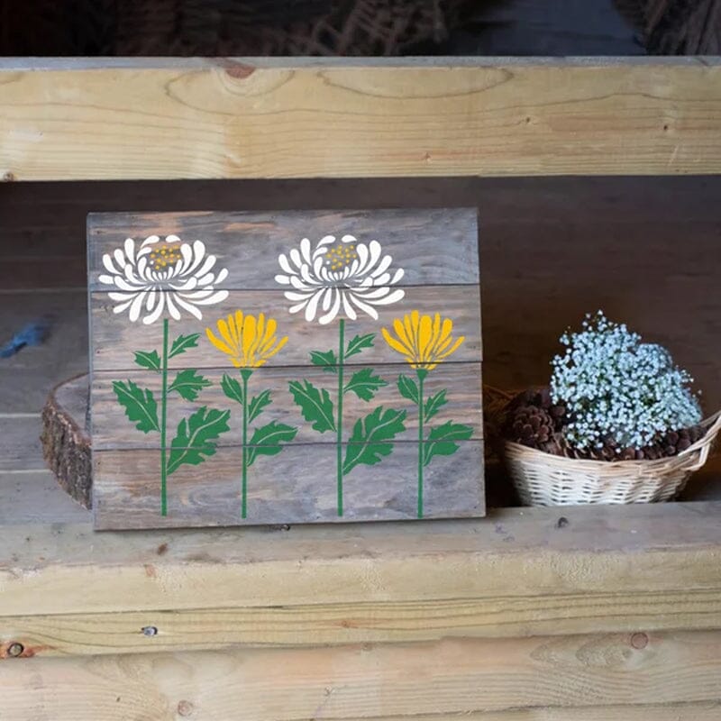 Norvo | DIY Dekorasjon - Hagegjerde Store Blomster Tegningsmaler