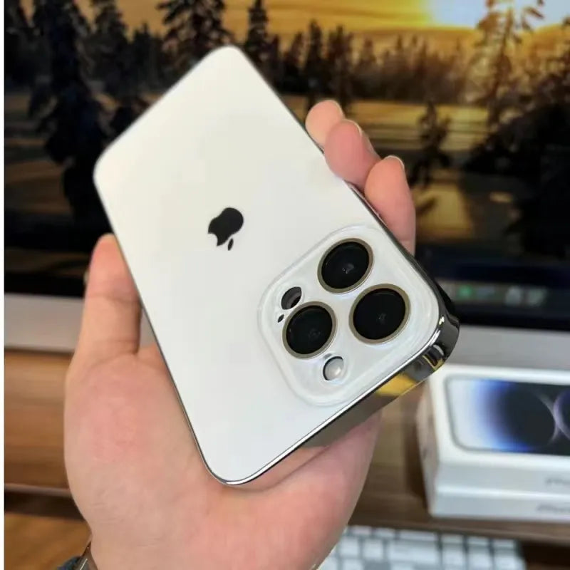 Norvo | Elico Lakkert Matt Akryl Herdet Glass iPhone Beskyttelsesdeksel