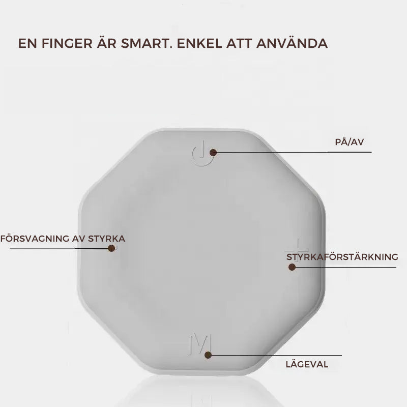 Norvo | Relaxify Bærbar Håndmassasjer | Trådløs & Kompakt | Dyp Massasje på Farten